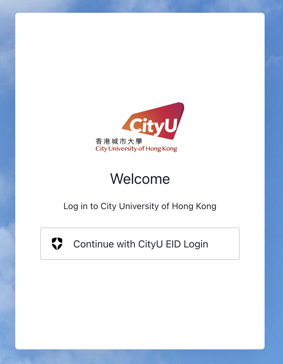 Login with CityU ID