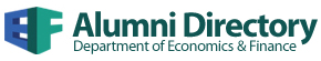Alumni Directory - Department of Economic & Finance