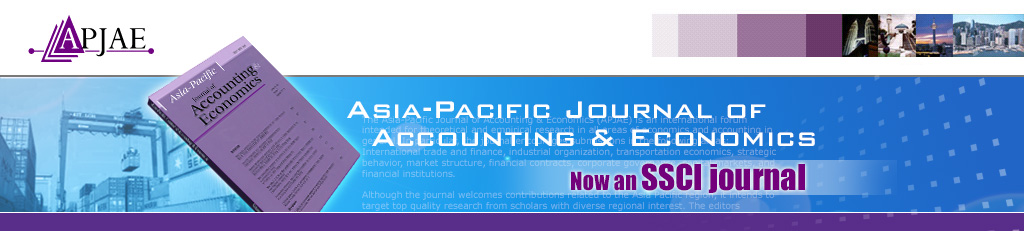 Asia-Pacific Journal of Accounting & Economics