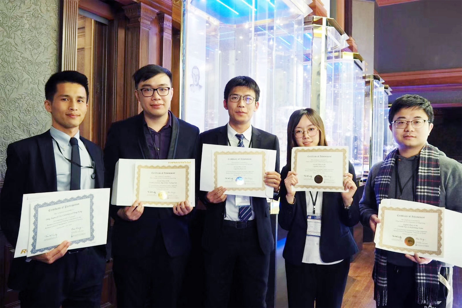 Yixuan takes part in the Rotman Trading Competition