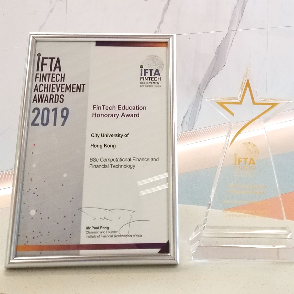 CFFT programme earns IFTA FinTech Education Honorary Award