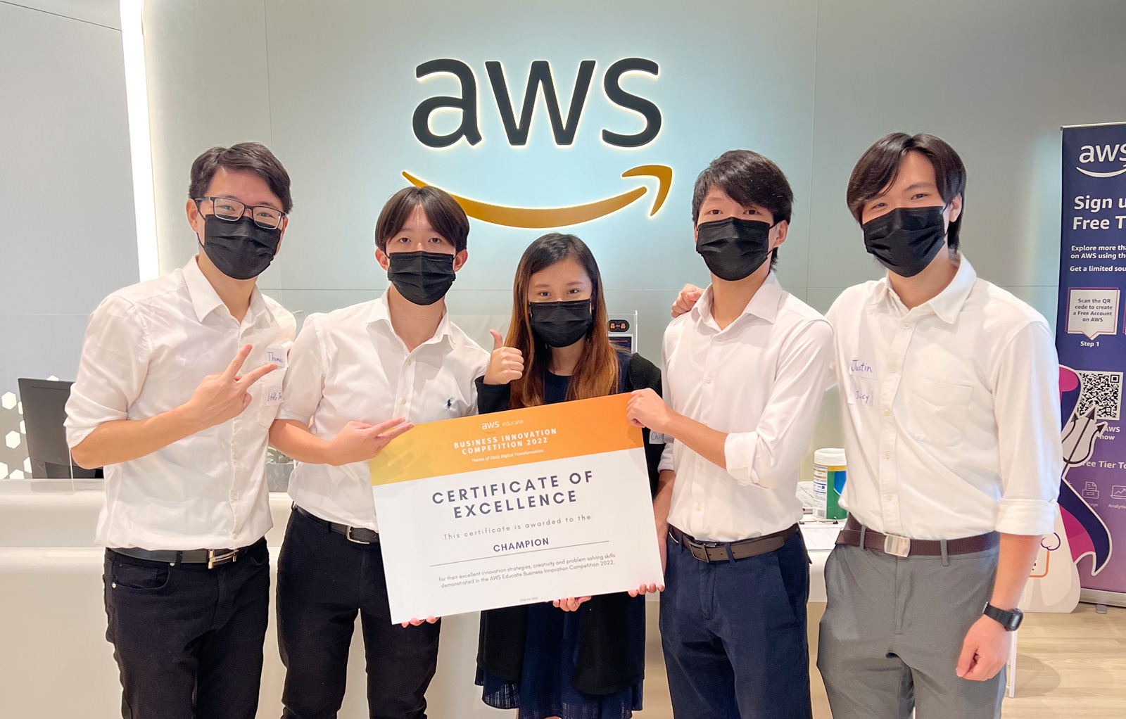 CB students shine in AWS Educate - Business Innovation Competition 2022