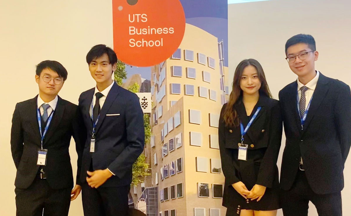 CityU team travels to the University of Technology Sydney Global Case Competition 2022