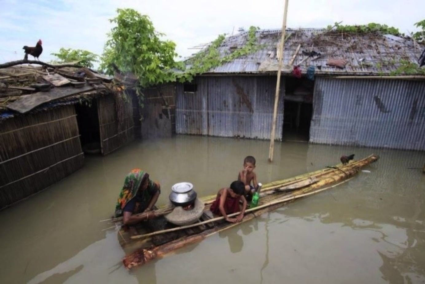 Dream and reality. Flooding is an annual problem in Bangladesh Photo courtesy of Bangladesh Resource / Center for Indigenous Knowledge