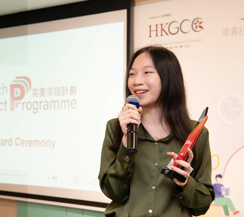 BBA Management student crowned champion of HKGCC’s Pitch Perfect Programme