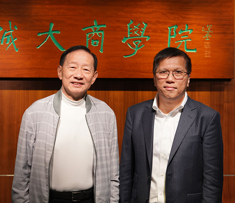 Dr Peter Wong visits CB upon appointment as Chair of CIAB