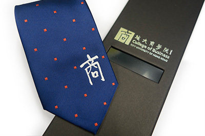 Tie (Red square pattern)