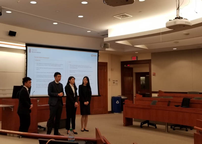 Undergraduate students take part in business case competition in Washington DC