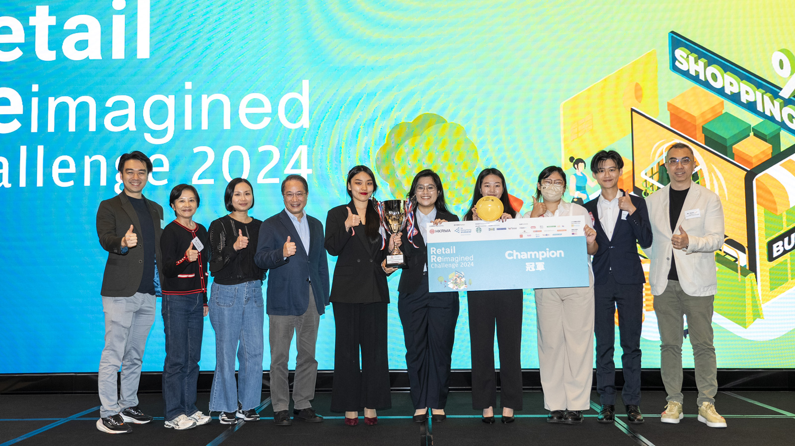 The team wins the Championship, the Best Innovation and Creativity Award and the Most Renew and Improve Team Award