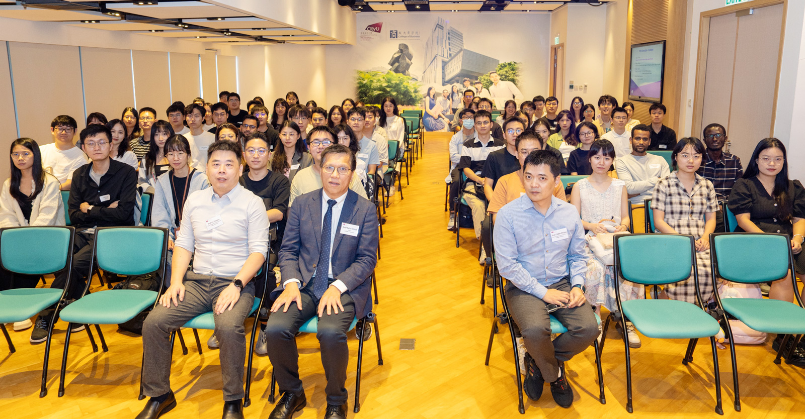Over 70 new RPg students join CB’s PhD orientation on 24 September 2024.