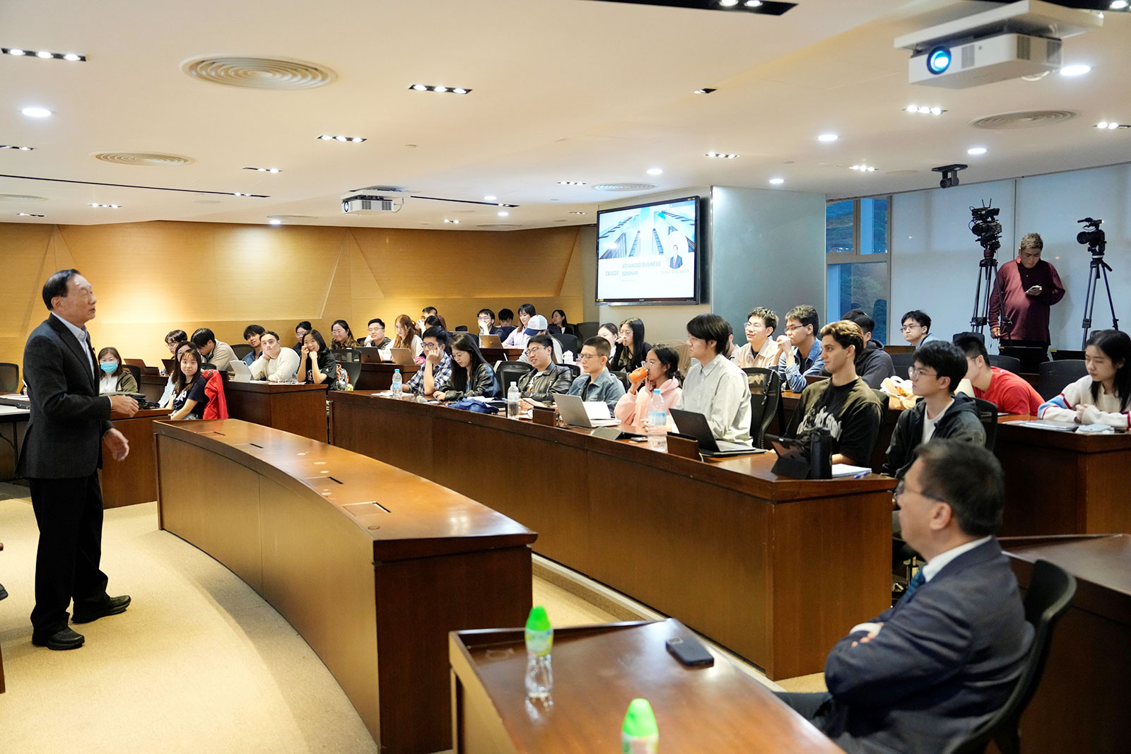 CB students seize the opportunities to engage directly with industry figures.