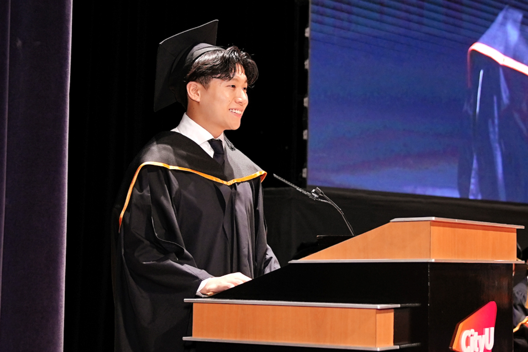 Gooby Tse, representative of the graduating class of 2025 Undergraduates