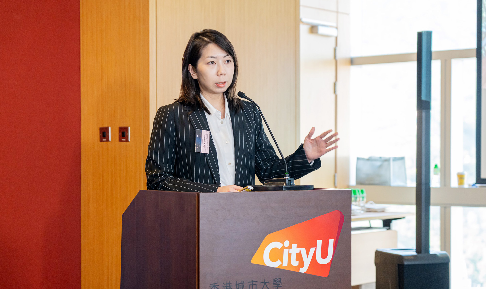 Ms Wivinia Luk, Senior Manager, Policy Research, Financial Services Development Council, shares her knowledge from policy perspective on finance sector.