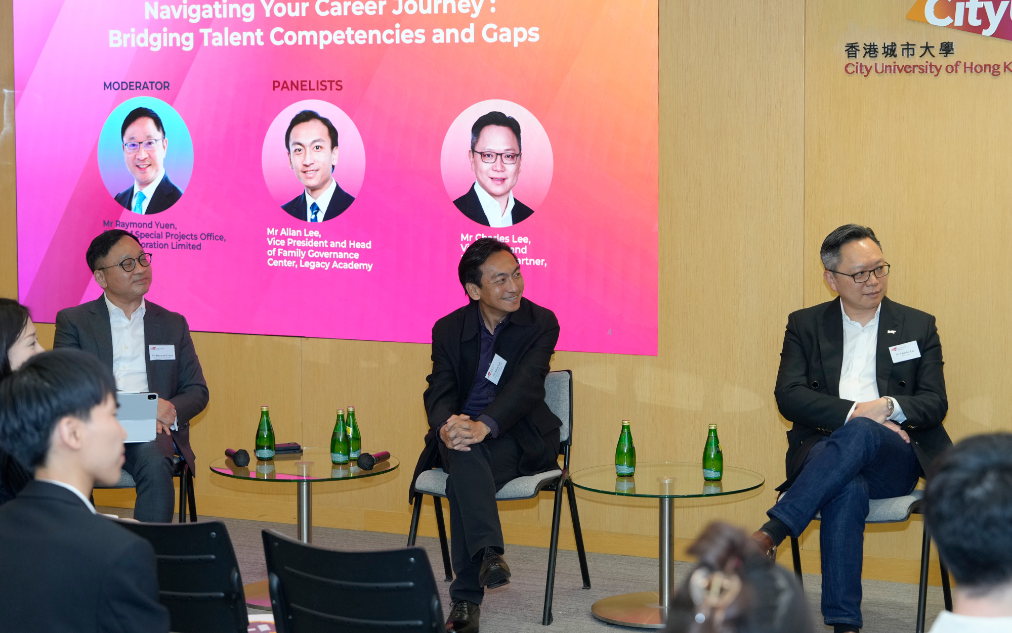 (From left) Mr Raymond Yuen, Mr Allan Lee, and Mr Charles Lee