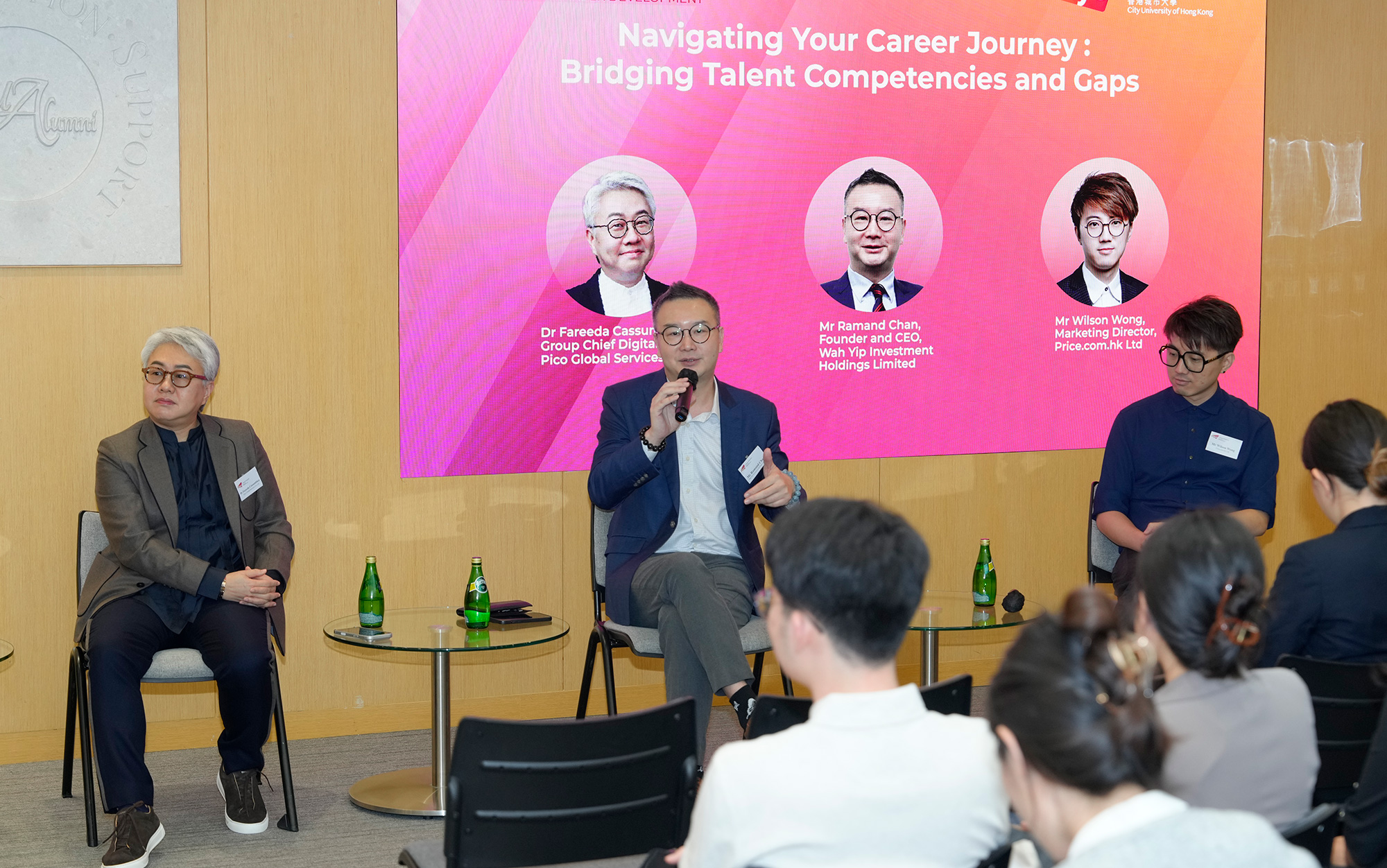 (From left) Dr Fareeda Cassumbhoy, Mr Ramand Chan and Mr Wilson Wong