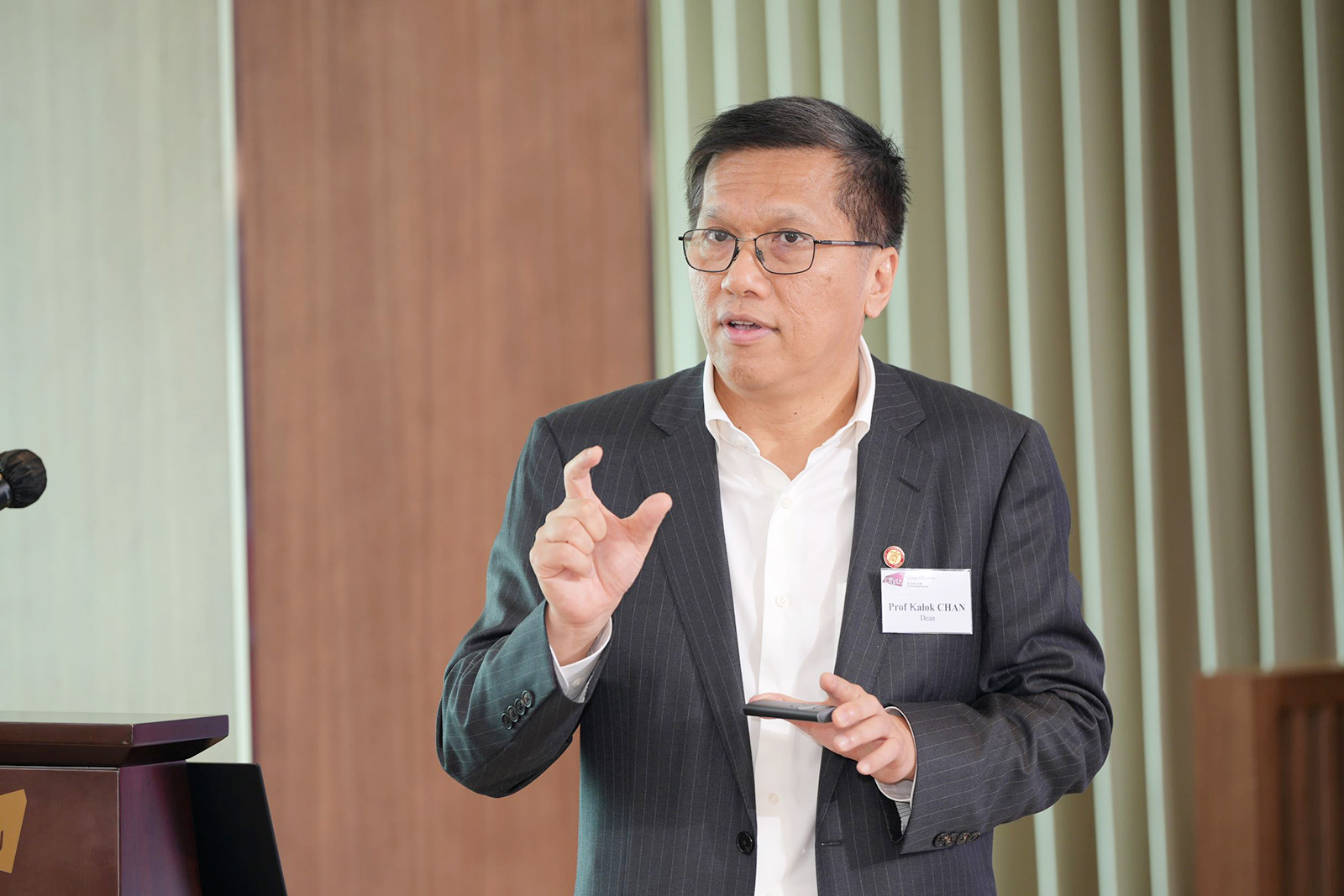 Dean Kalok Chan shares the latest development of College of Business.