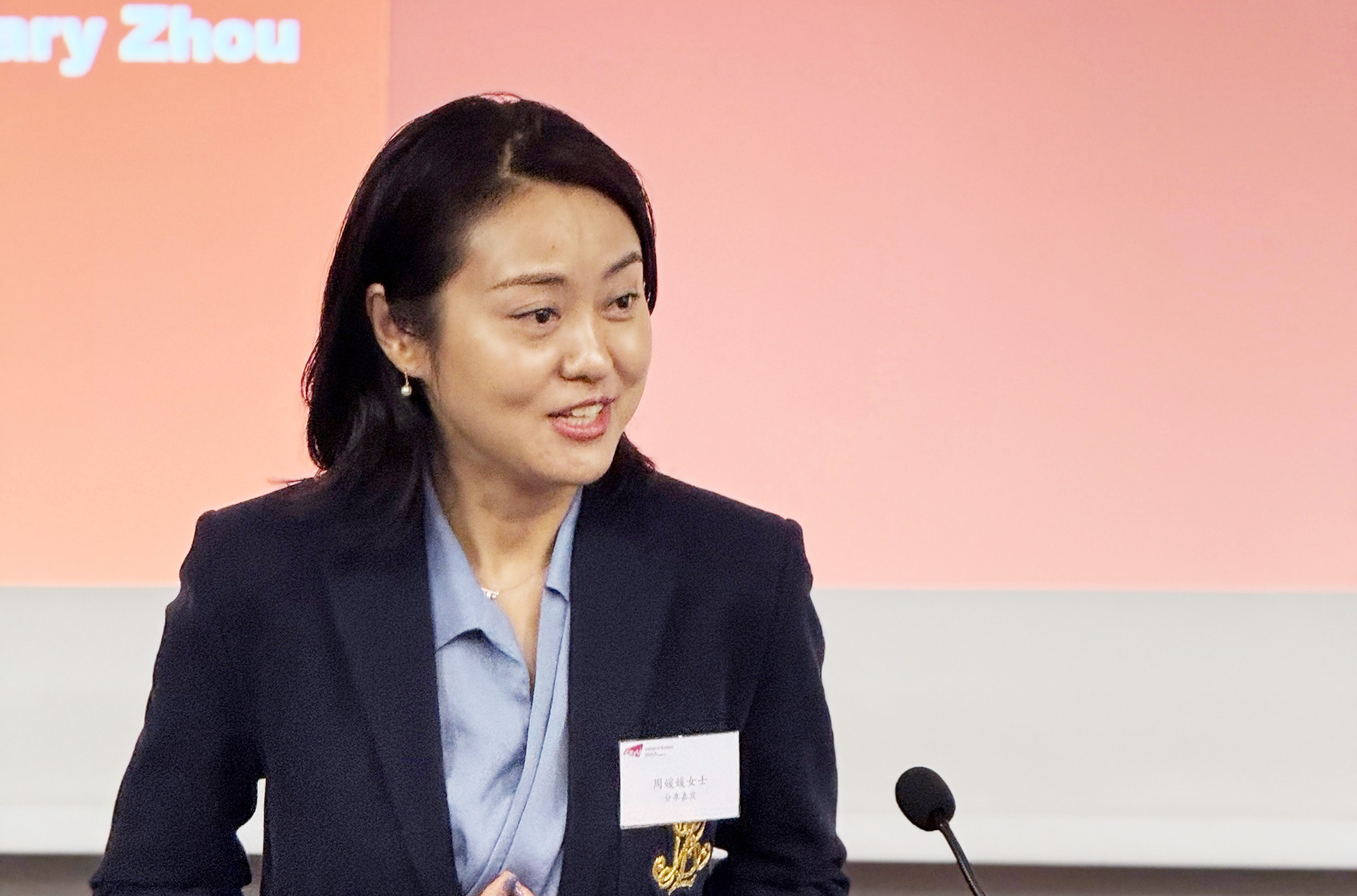 Ms Mary Zhou, former Vice President of Singapore-based AI company Vocalbeats and former Chief Marketing Officer of Lazada Group