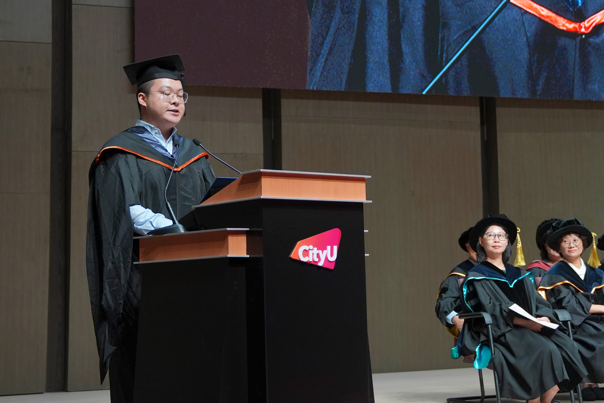 Perry WU, representative of the graduating class of 2026 Postgraduates