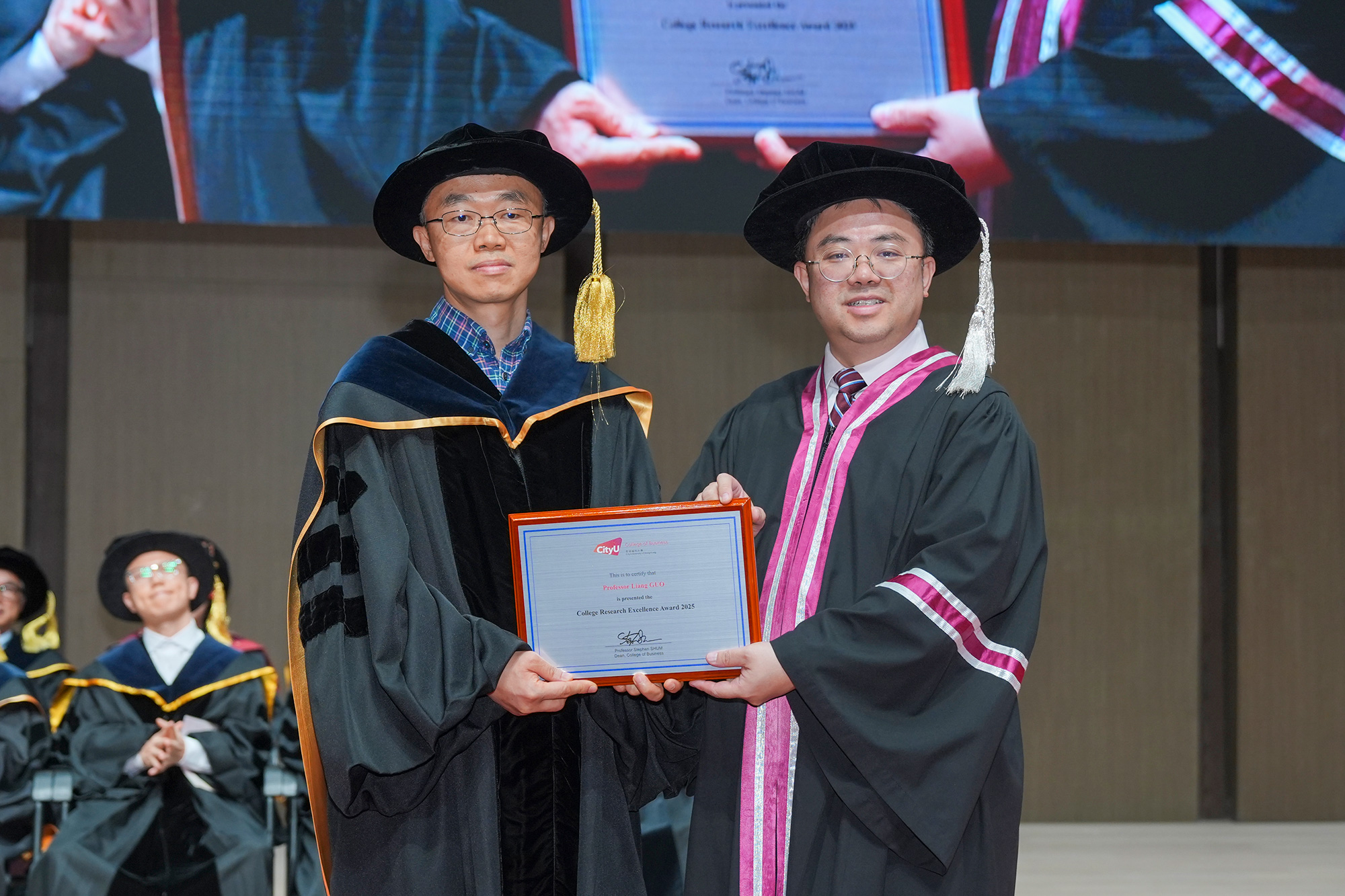 The College Research Excellence Award 2025 recognised Professor Liang Guo for his distinguished research contributions and academic impact.