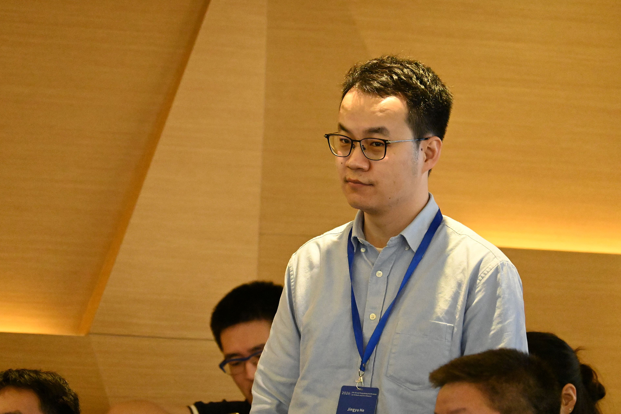 Professor Jingyu He, Associate Professor in the Department of Decision Analytics and Operations and the Department of Economics and Finance, moderates an engaging session featuring Professor Markus Pelger’s presentation and the ensuing discussion.