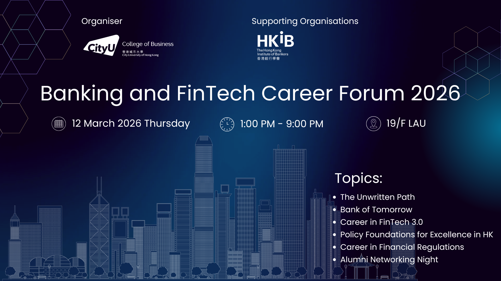 Banking and FinTech Career Forum 2026