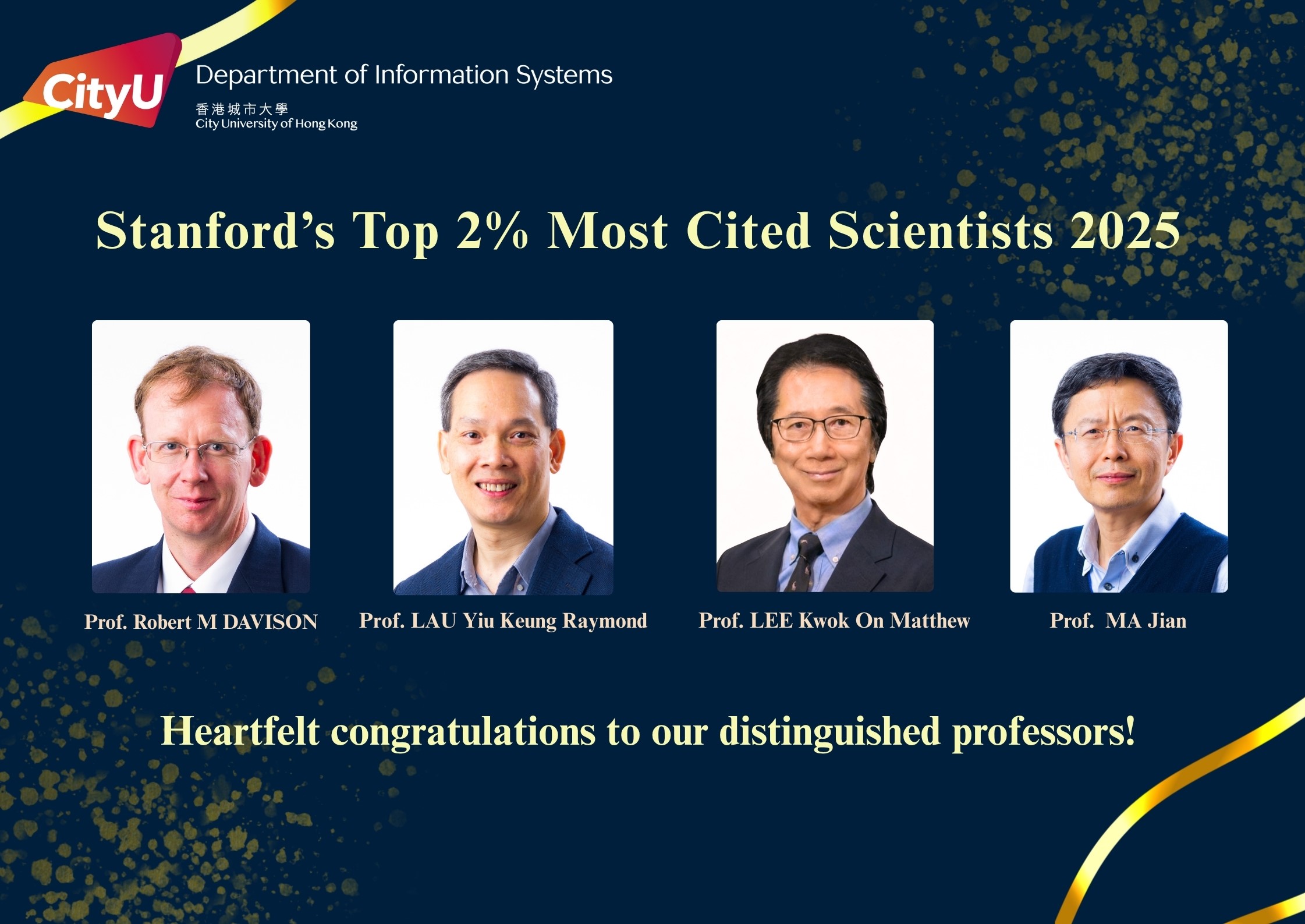 Standard’s Top 2% Most Cited Scientists 2025