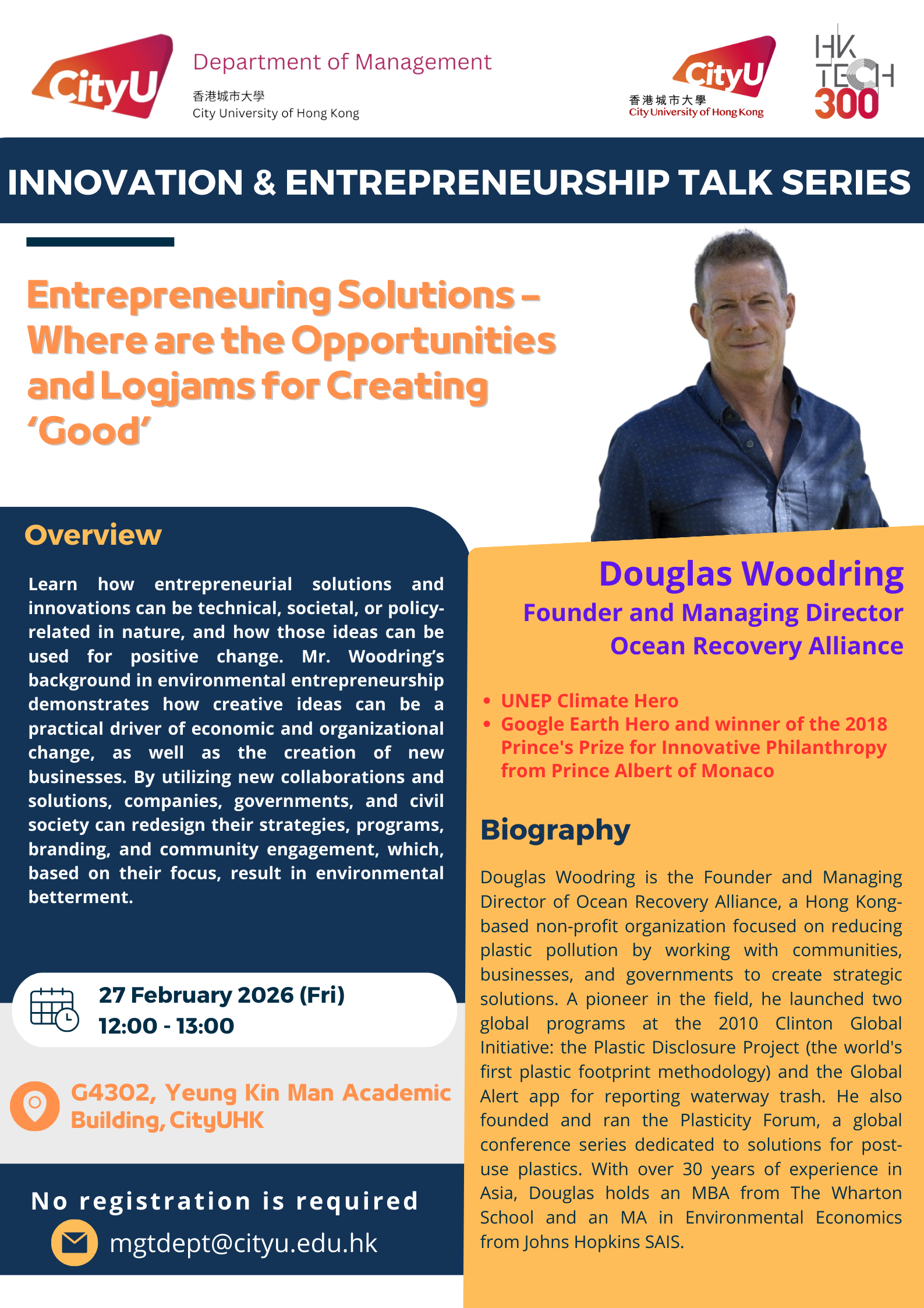 27 Feb 2026 - Mr Douglas Woodring