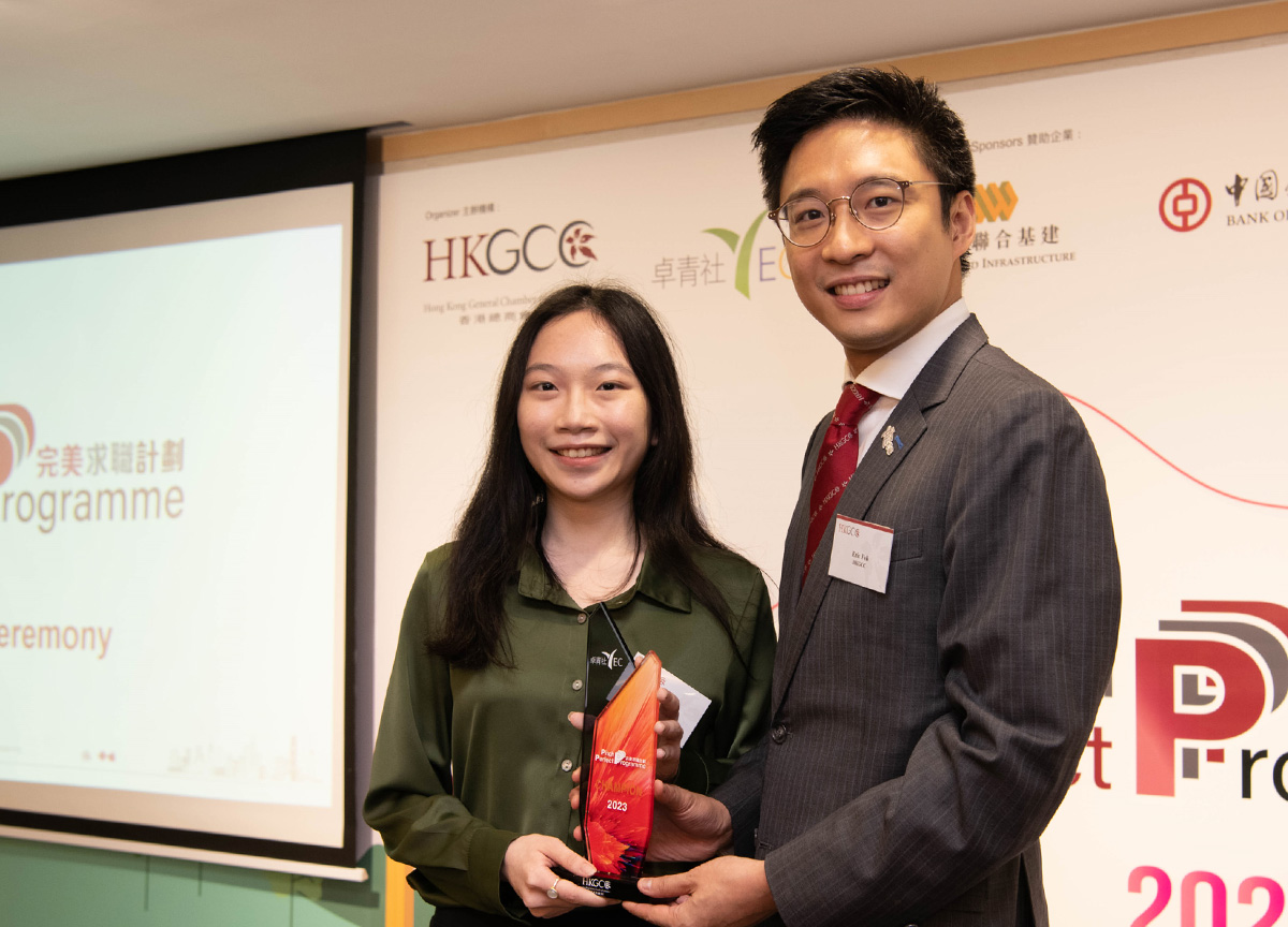 BBA Management student crowned champion of HKGCC’s Pitch Perfect Programme