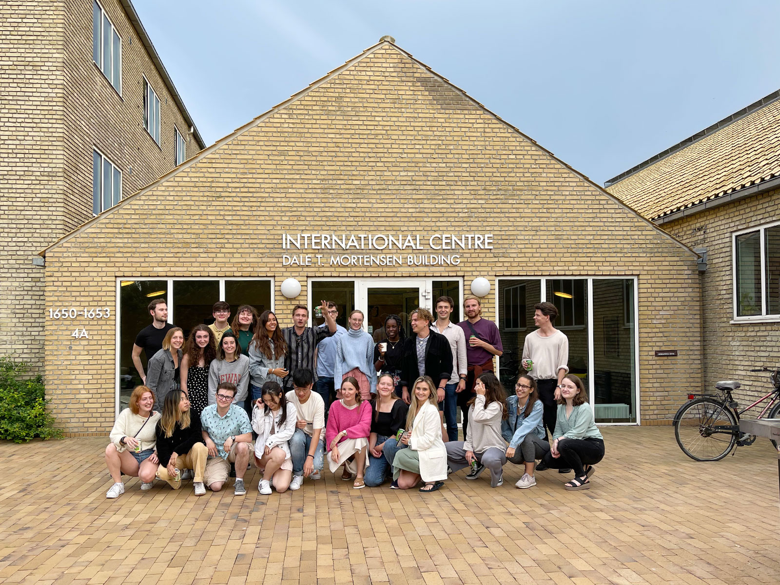 Barbecue party with students at Aarhus University