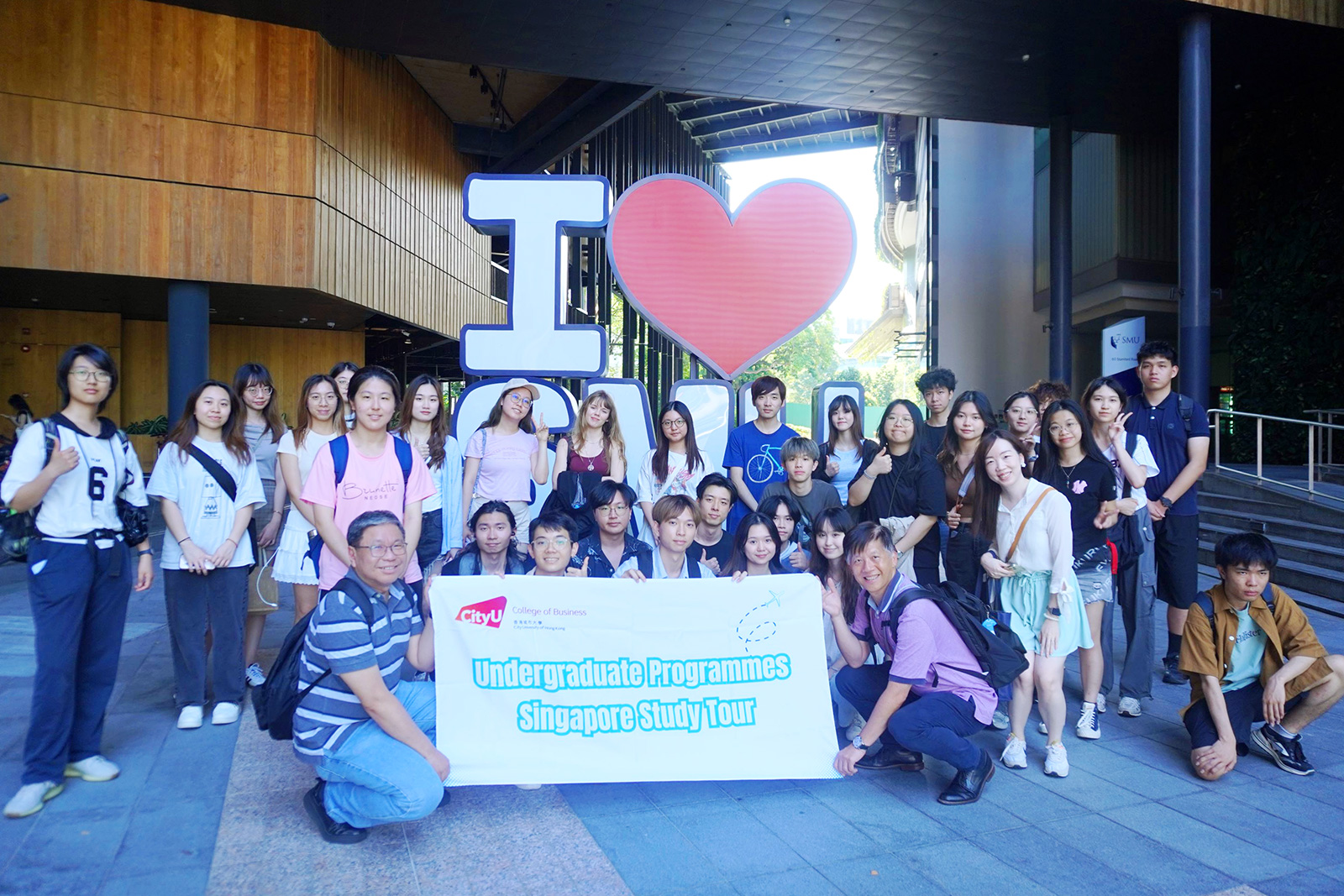 A group of 30 CB students join the eight-day Singapore tour to explore innovative urban planning and development strategies.