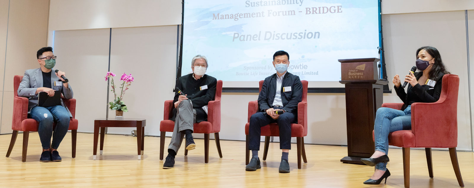 Distinguished speakers share insights on driving corporate growth through sustainability