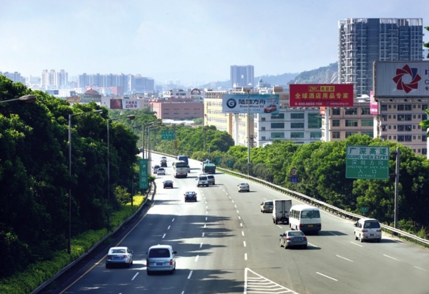 Guangshen Expressway connecting the cities of Guangzhou, Dongguan and Shenzhen opened in 1997, and was one of the first China PPPs © Hopewell Holdings Limited