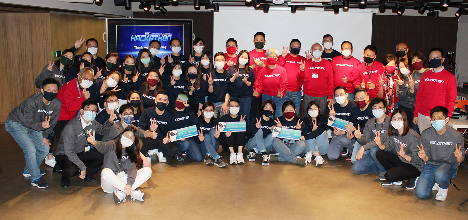 Stephanie organises the internal Hackathon in the Hong Kong office