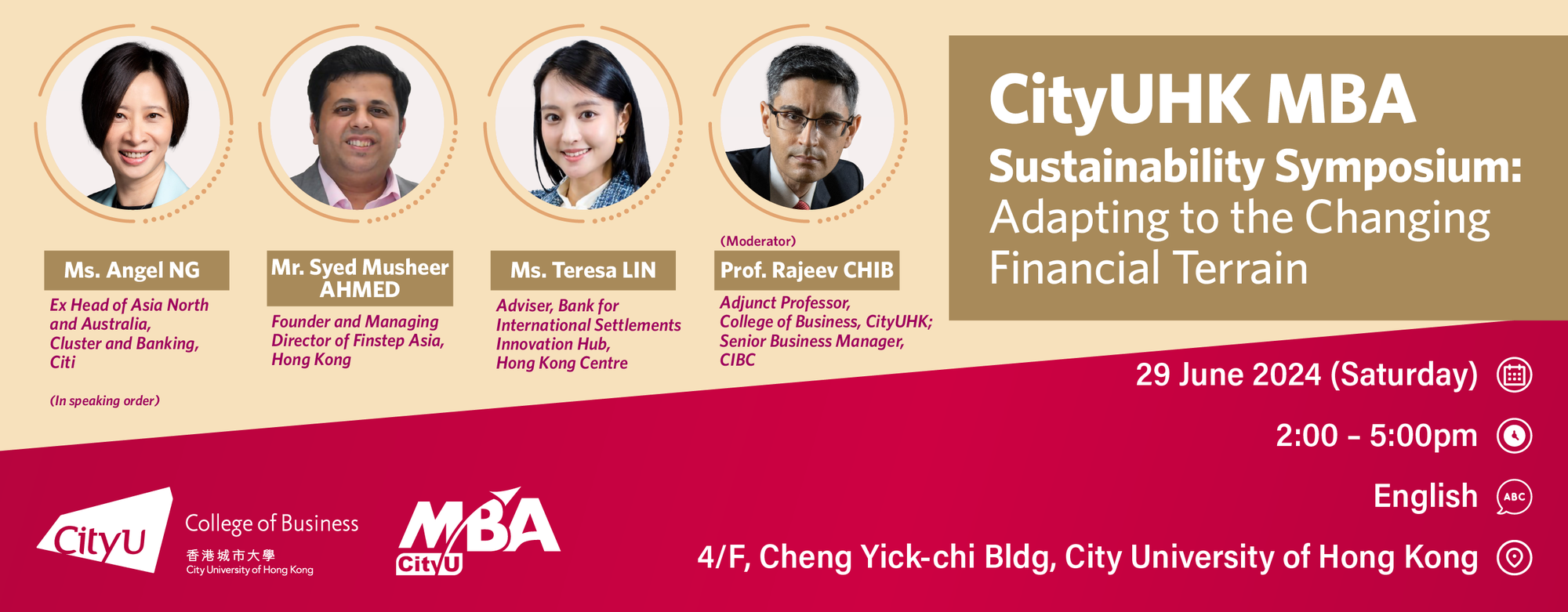 MBA Sustainability Symposium: Adapting to the Changing Financial Terrain
