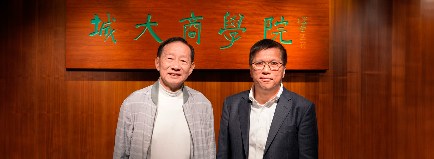 Dr Peter Wong visits CB upon appointment as Chair of CIAB