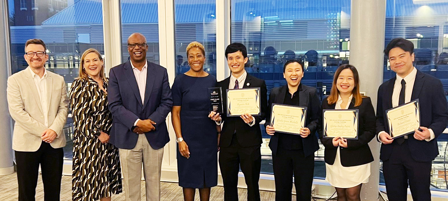 CB Student Team wins McDonough Business Strategy Challenge 2024