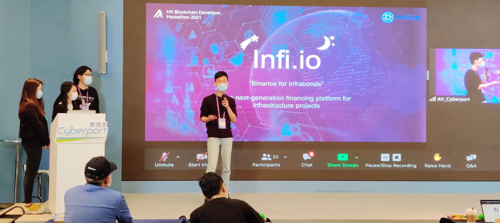 Undergraduate students shine in HK Blockchain Developer Hackathon 2021