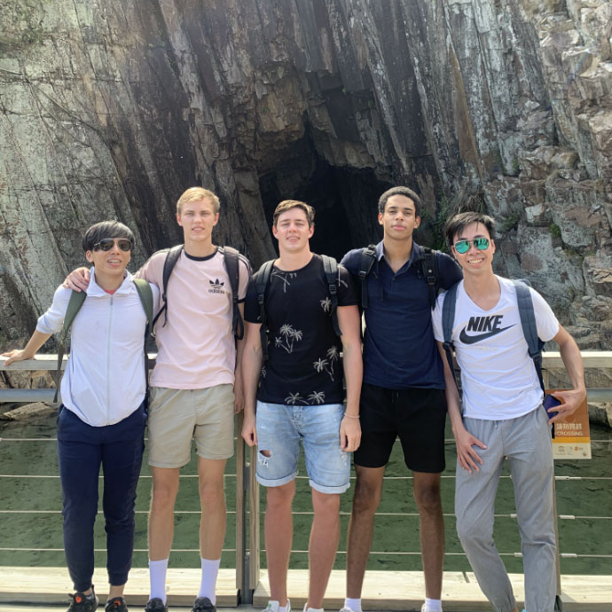 Exchange students explore Hong Kong’s ancient volcanic landscape