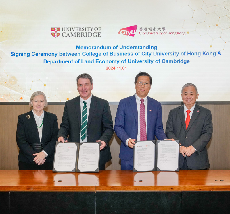CB joins hands with Department of Land Economy at University of Cambridge