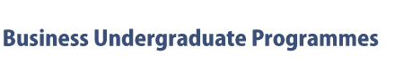 Business Undergraduate Programmes